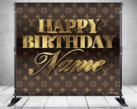 louis vuitton birthday banner|louis vuitton backdrop.